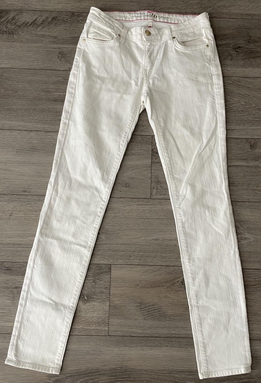 Kate Spade New York Women’s White Skinny Jeans